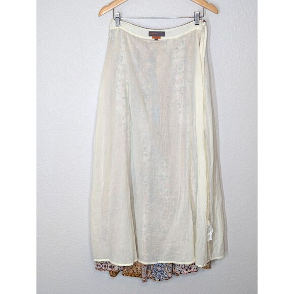 Anthropologie X Bhanuni by Jyoti Panthera Maxi Skirt Pleated Flowy Boho Animal - Picture 9 of 12